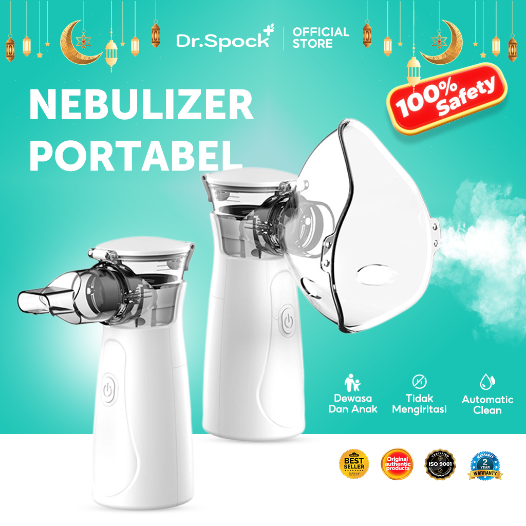 Dr.Spock Nebulizer Portable / alat Nebulizer Anak / nebulizer untuk anak / nebulizer / Terapi Pernaf