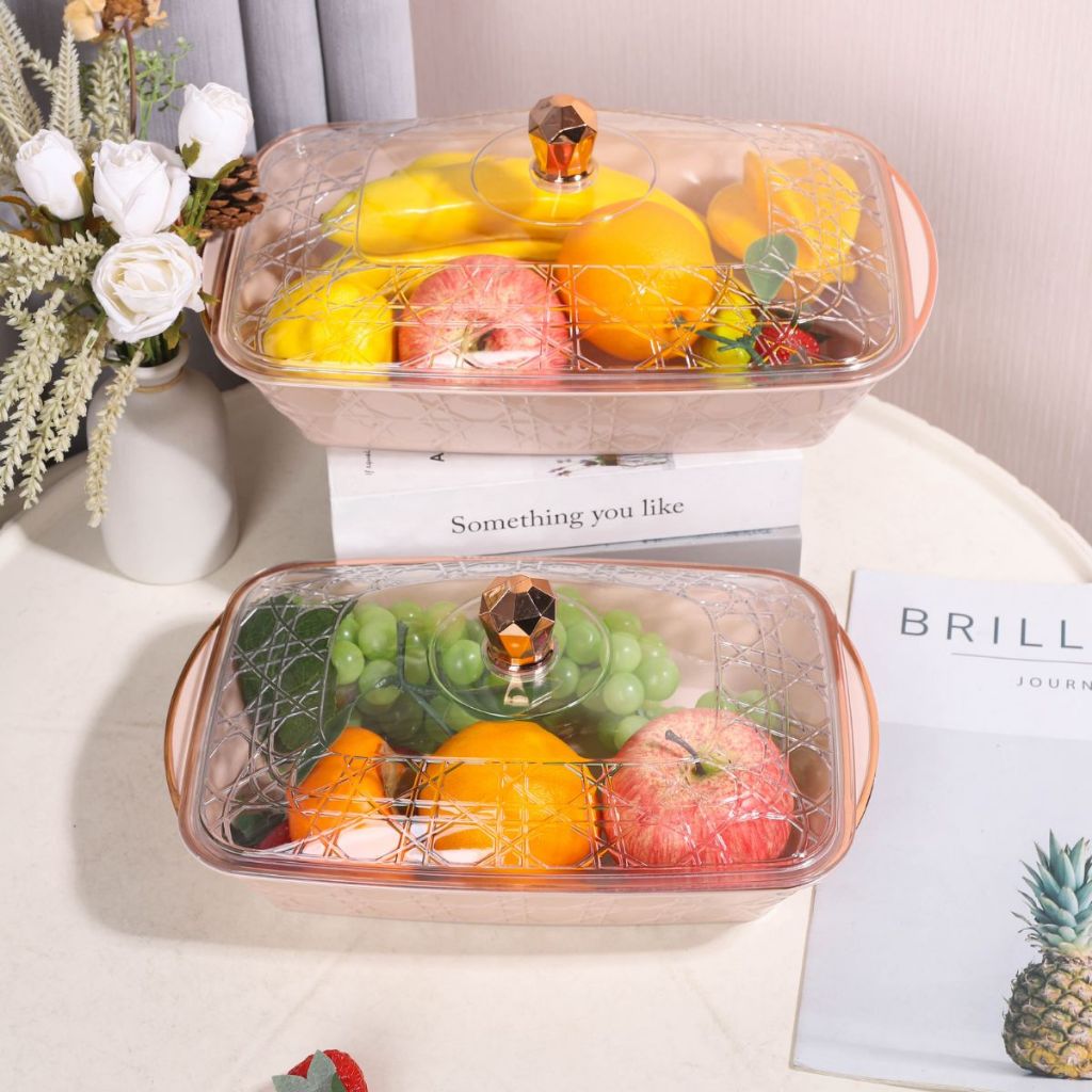 Nampan Perpan Pink / Nampan Buah Mewah