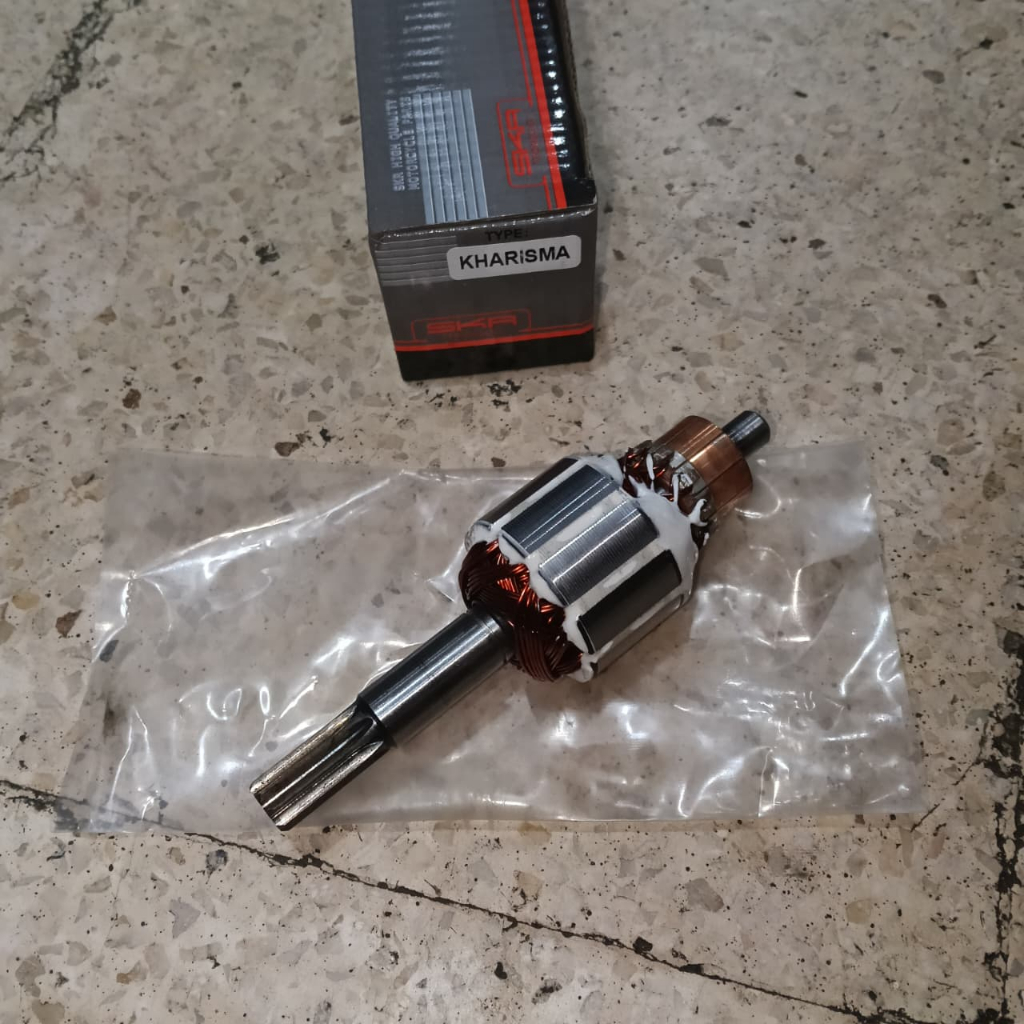 Angker dinamo stater karisma Angker dinamo starter karisma Starting motor assy karisma Dinamo stater