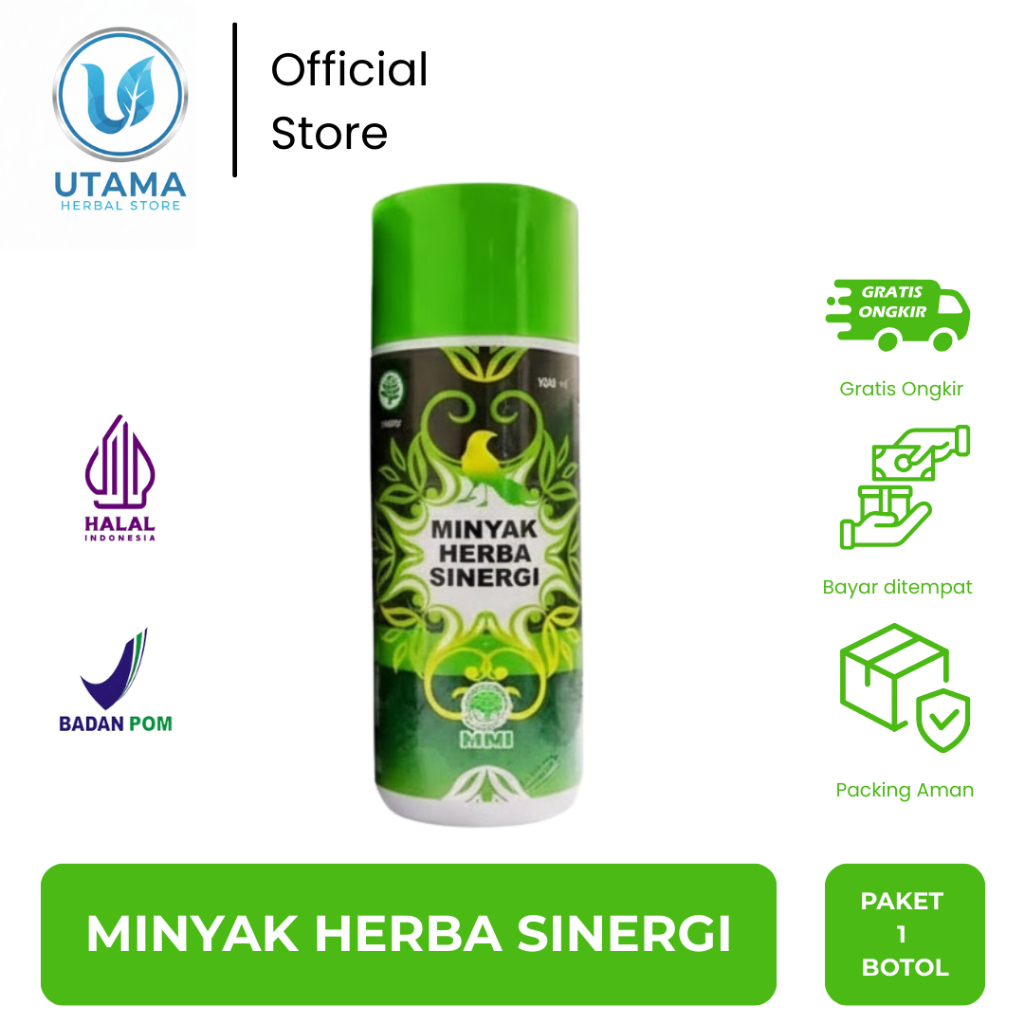 Mhs Minyak But But Minyak Herbal Sinergi HNI HPAI 100ML Minyak Ajaib Asli