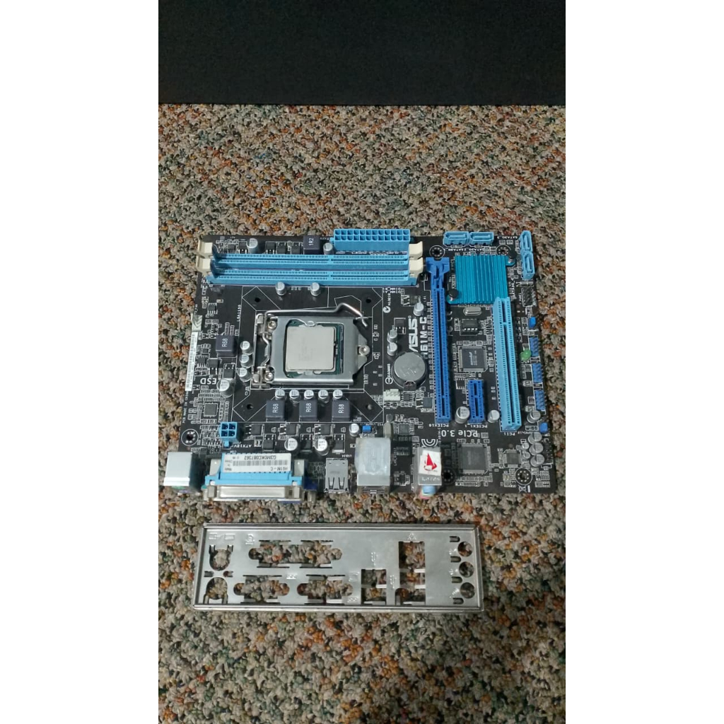 Paketan Motherboard ASUS Socket LGA 1155( ASUS H61M-C)+PROCESSOR I3-2120 SECOND