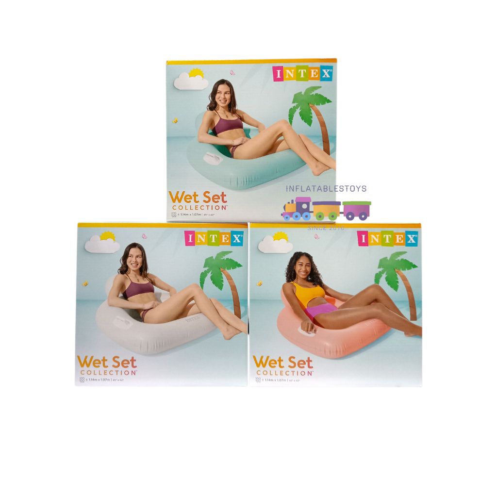 Inflatablestoys - Intex 56801 Pillow Float Lounges | Pelampung Renang Dewasa | Ban Renang Dewasa | B