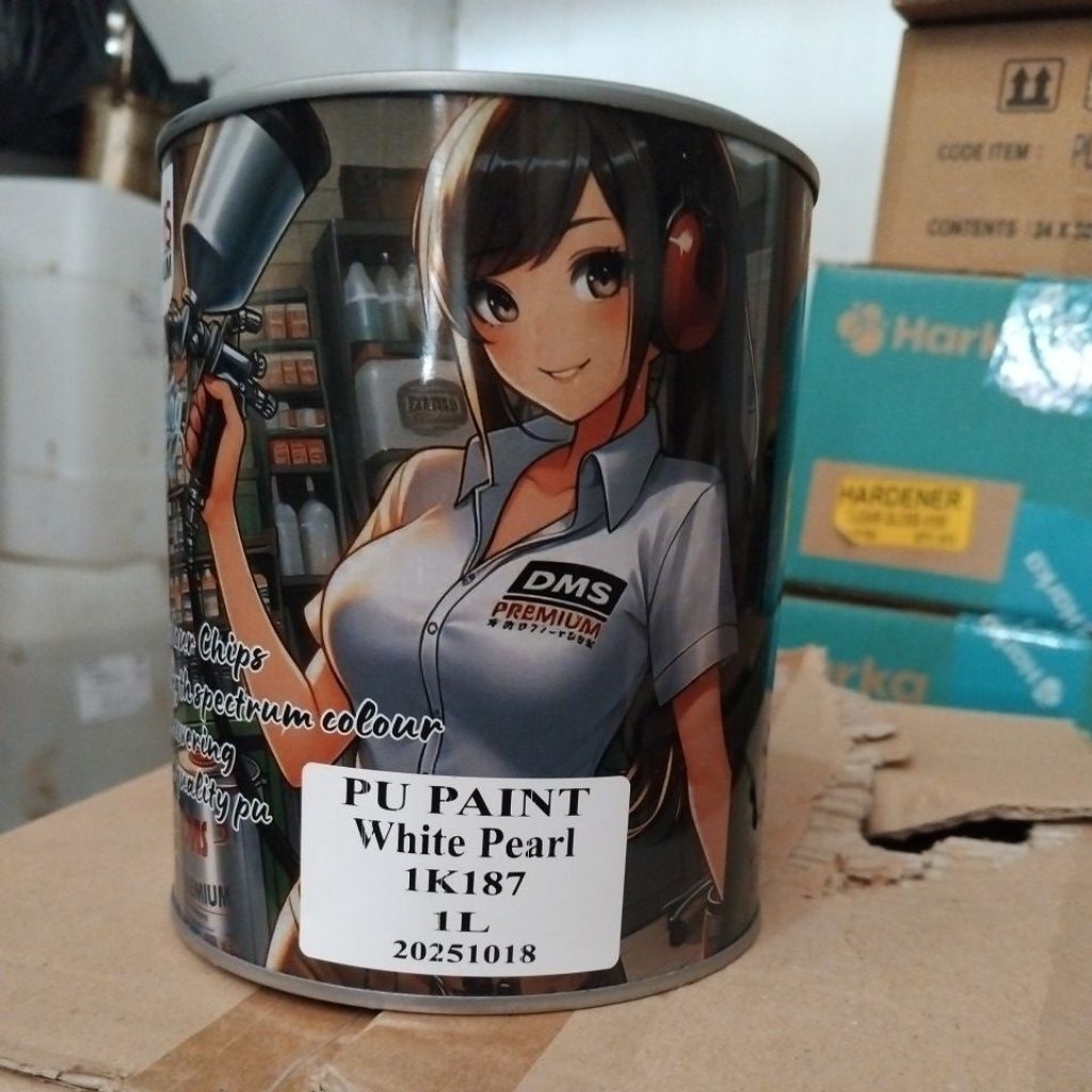 Cat Pu DMS  White Pearl putih mutiara