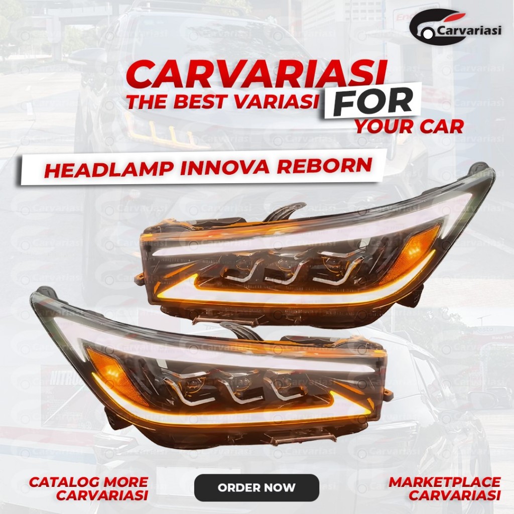 Headlamp Innova Reborn 2016 Headlamp Projector Innova Reborn Lexus Style Sequintal