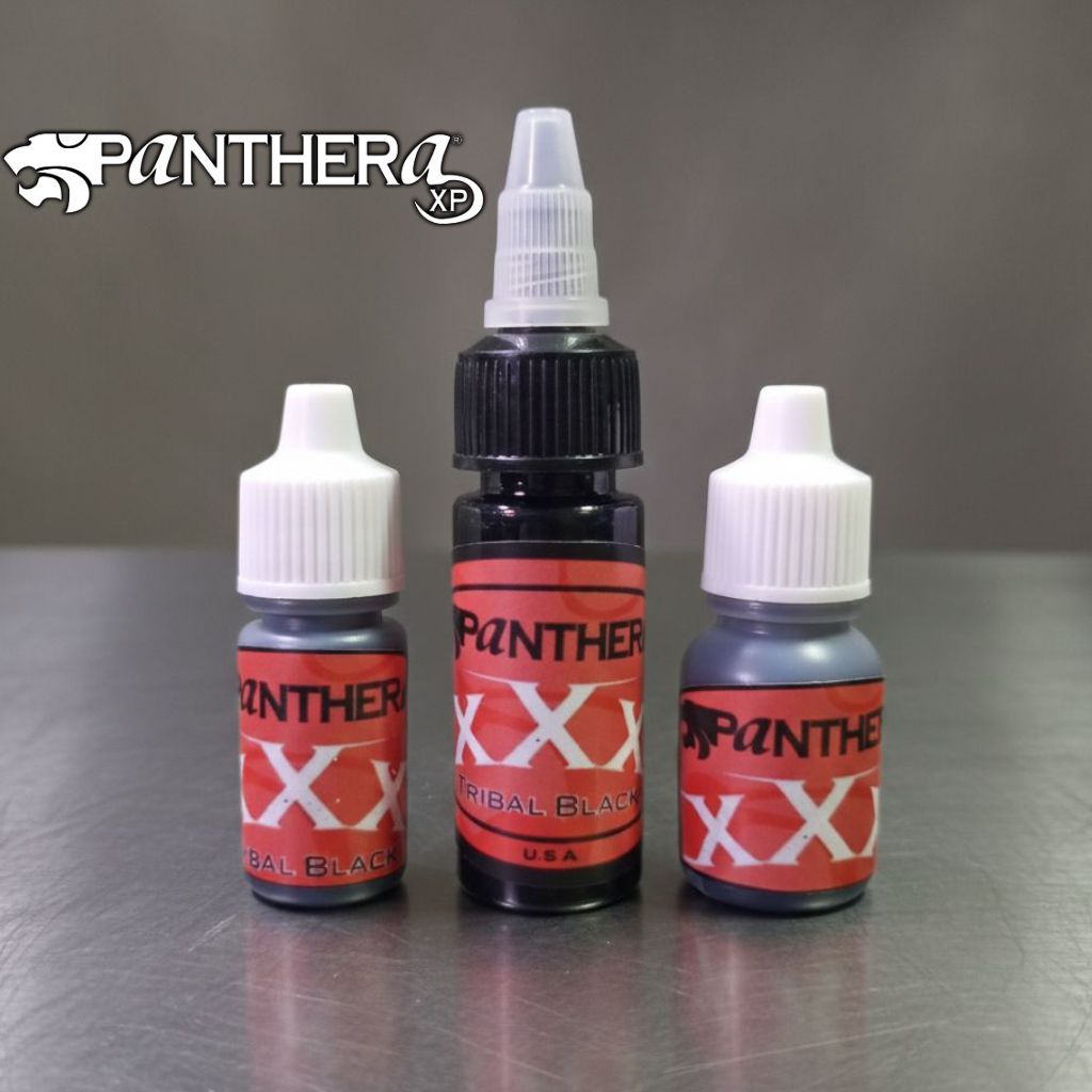 Tinta Tattoo Panthera XXX Tribal Black Original 5ml 10ml 15ml BONUS INK CUP | Panthera Black Ink Hit