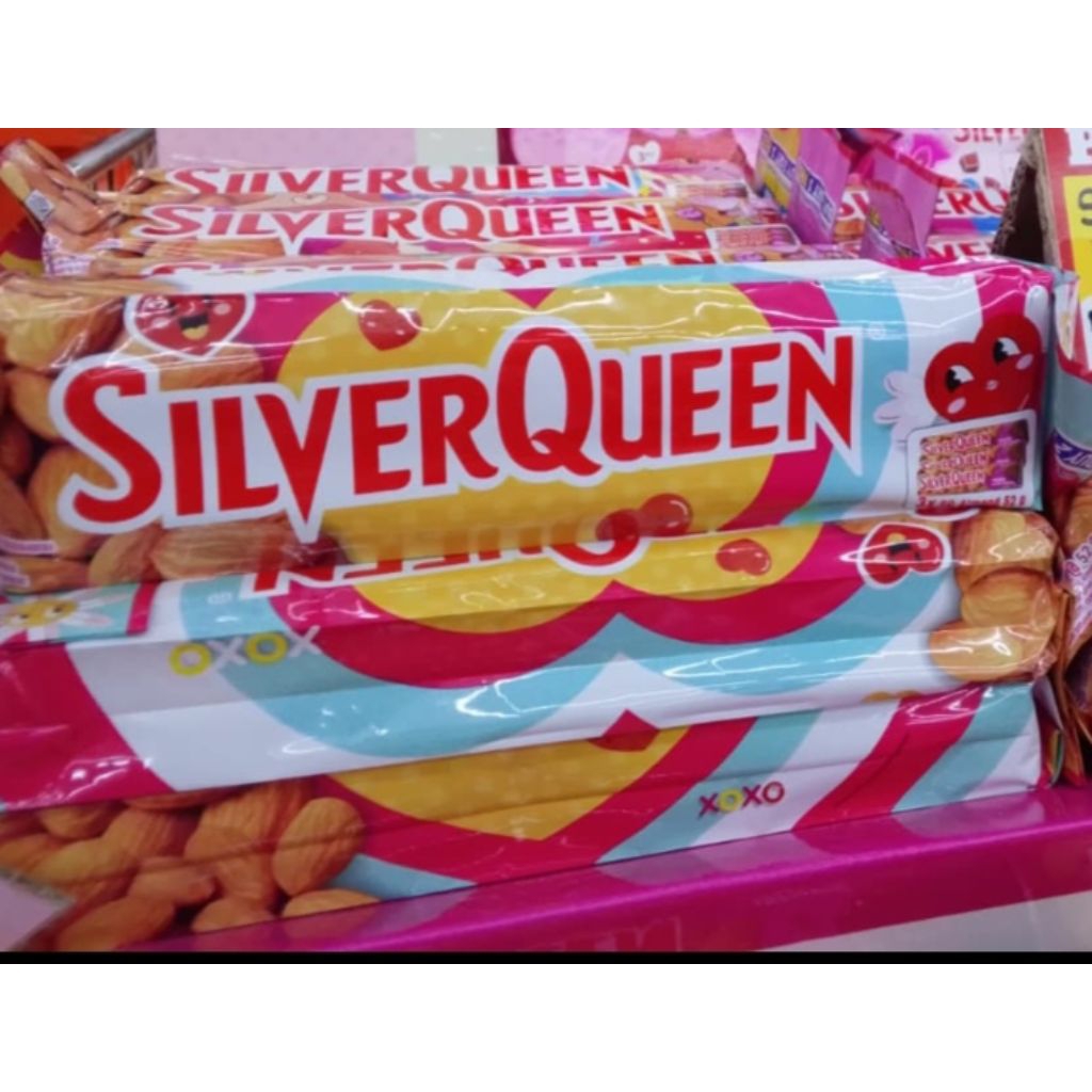 SilverQueen almond 3x52gr buy 2 get 1 special promo Valentine Exp.2027