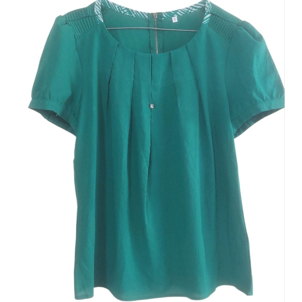 BLOUSE WANITA HIJAU TOSCA