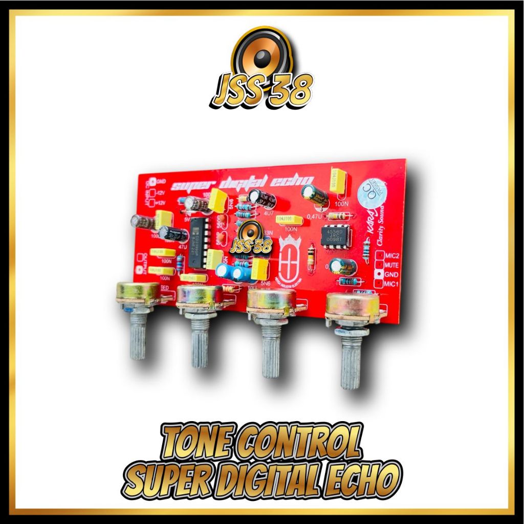 Tone Control Super Digital Echo ups