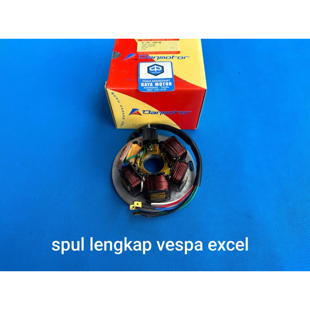 spul pengapian set vespa excel danmotor