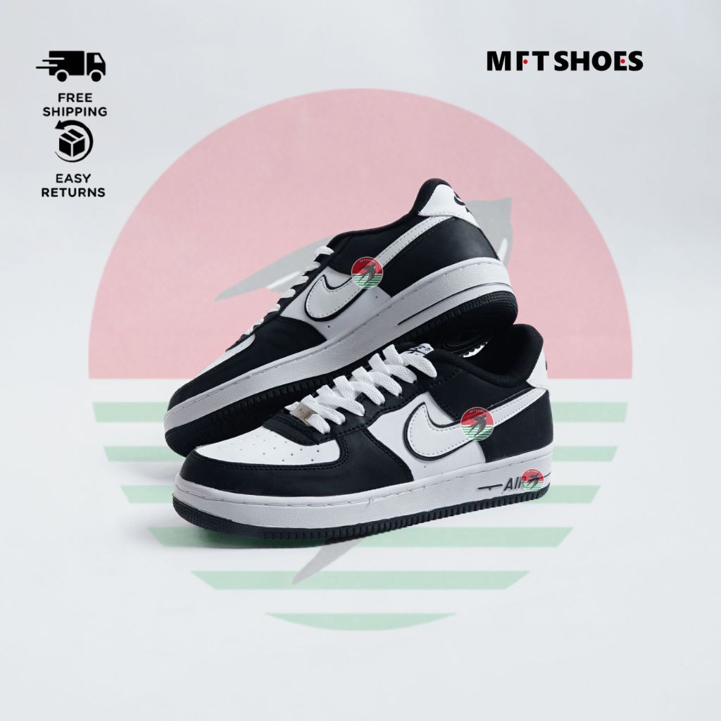 PROMO Sepatu Kasual Formal Stylish Model AF1 AF 1 Panda White Black Baru Pria Wanita BNIB