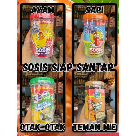 Sosis So Nice - Sosis Siap Santap - Sosis Rasa Ayam Sapi Otak Otak & Teman Mie Extra Jumbo