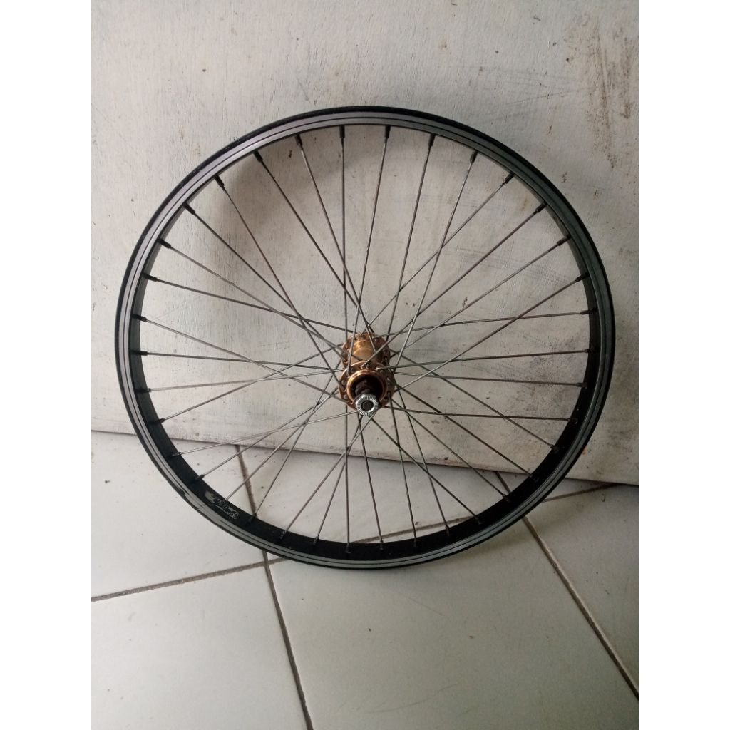 velg roda depan sepeda BMX ukuran 20
