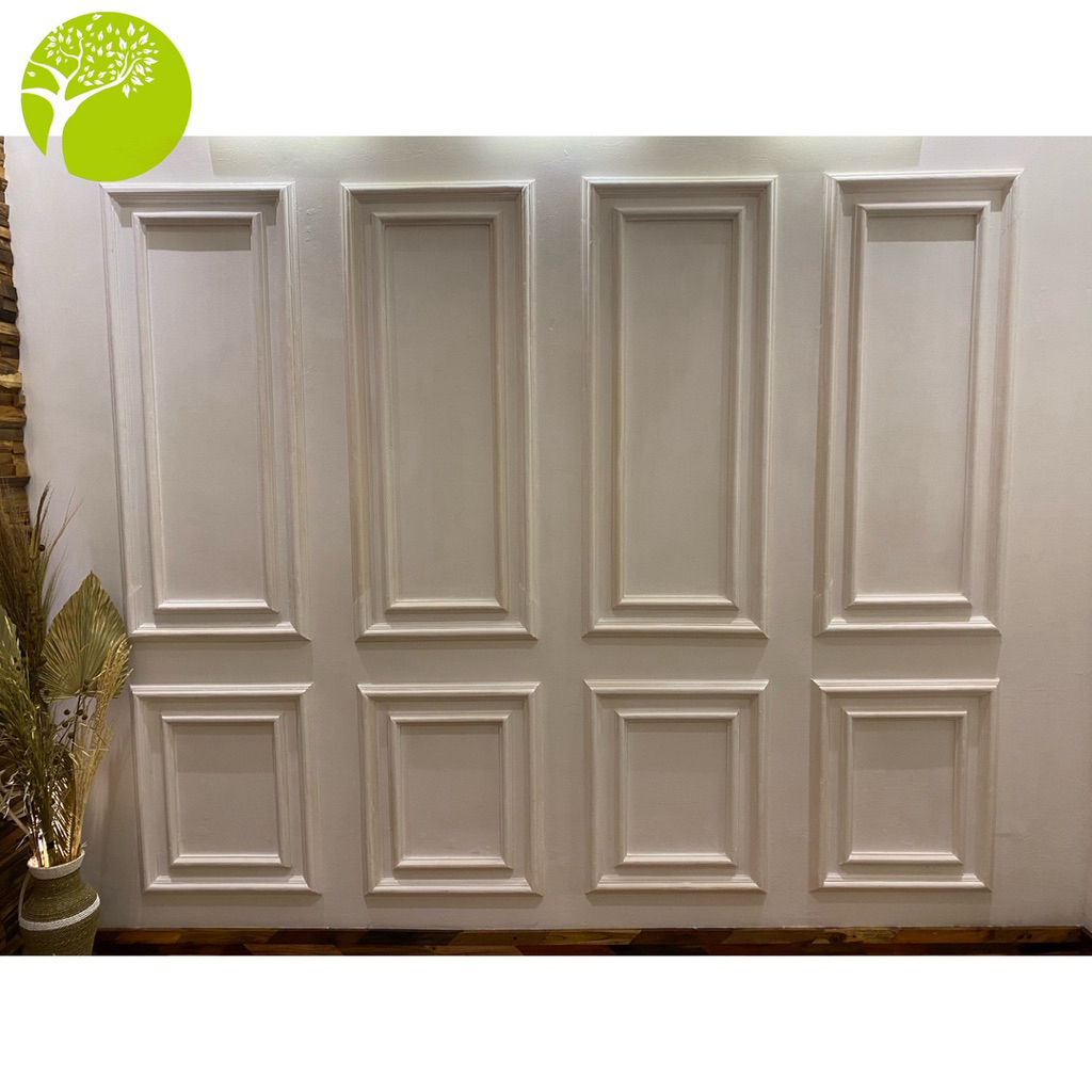 Wall moulding lis dinding kayu mahoni berkualitas