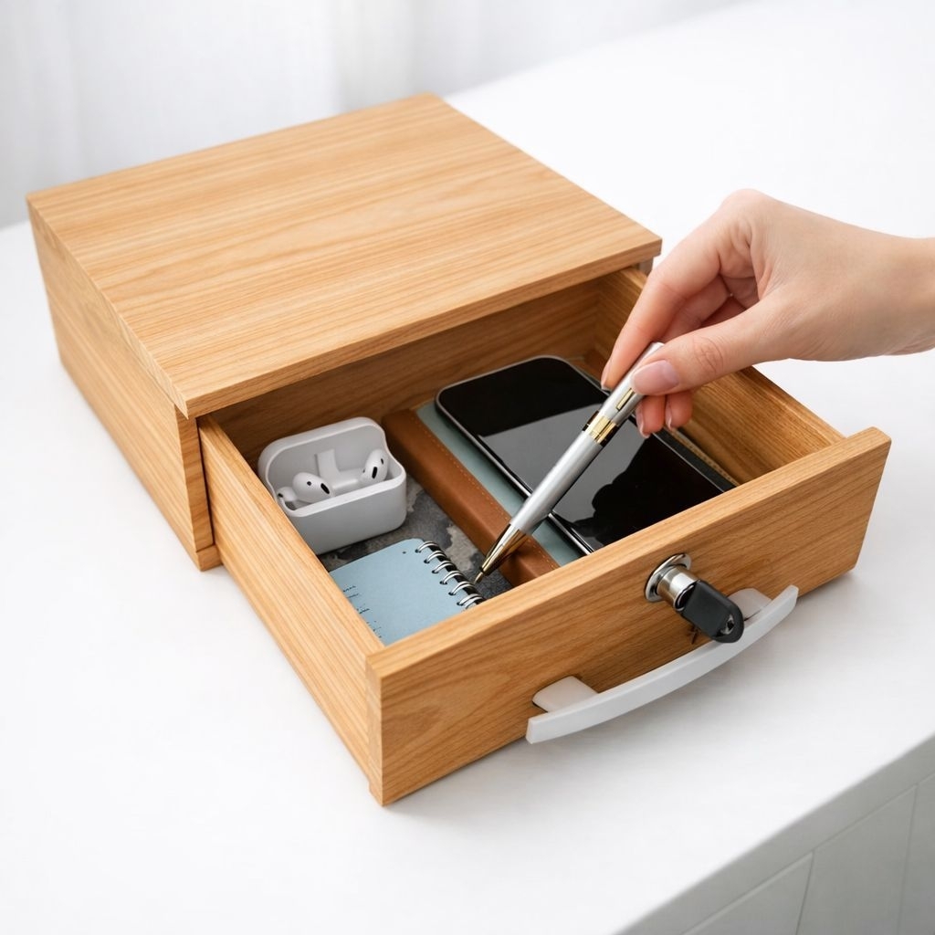 Laci Tunggal Laci Tanpa Sekat/sekat6/sekat5/ Laci Meja Portable Serbaguna Free kardus + bubblewrap