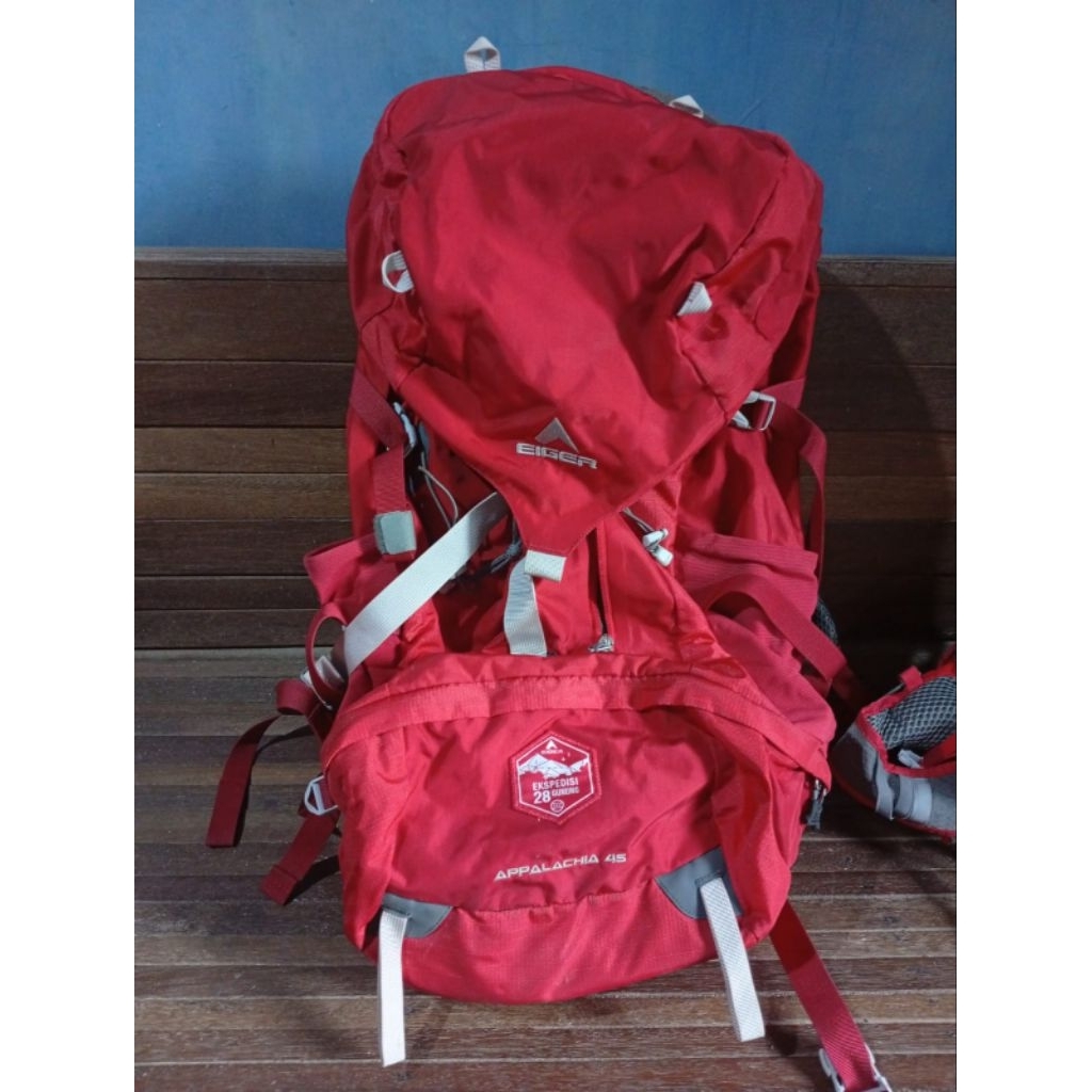 Tas Merah Eiger Appalachia 45 liter Carrier