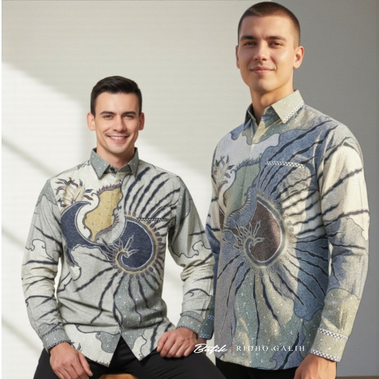 Batik Ridho Galih | Kemeja Batik Pria Dobby India Premium | Jahitan TAILOR
