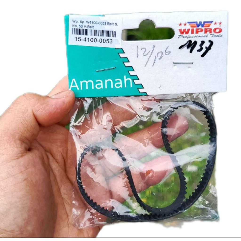 Vanbelt wipro amplas duduk tank belt sander W4100 modern wipro