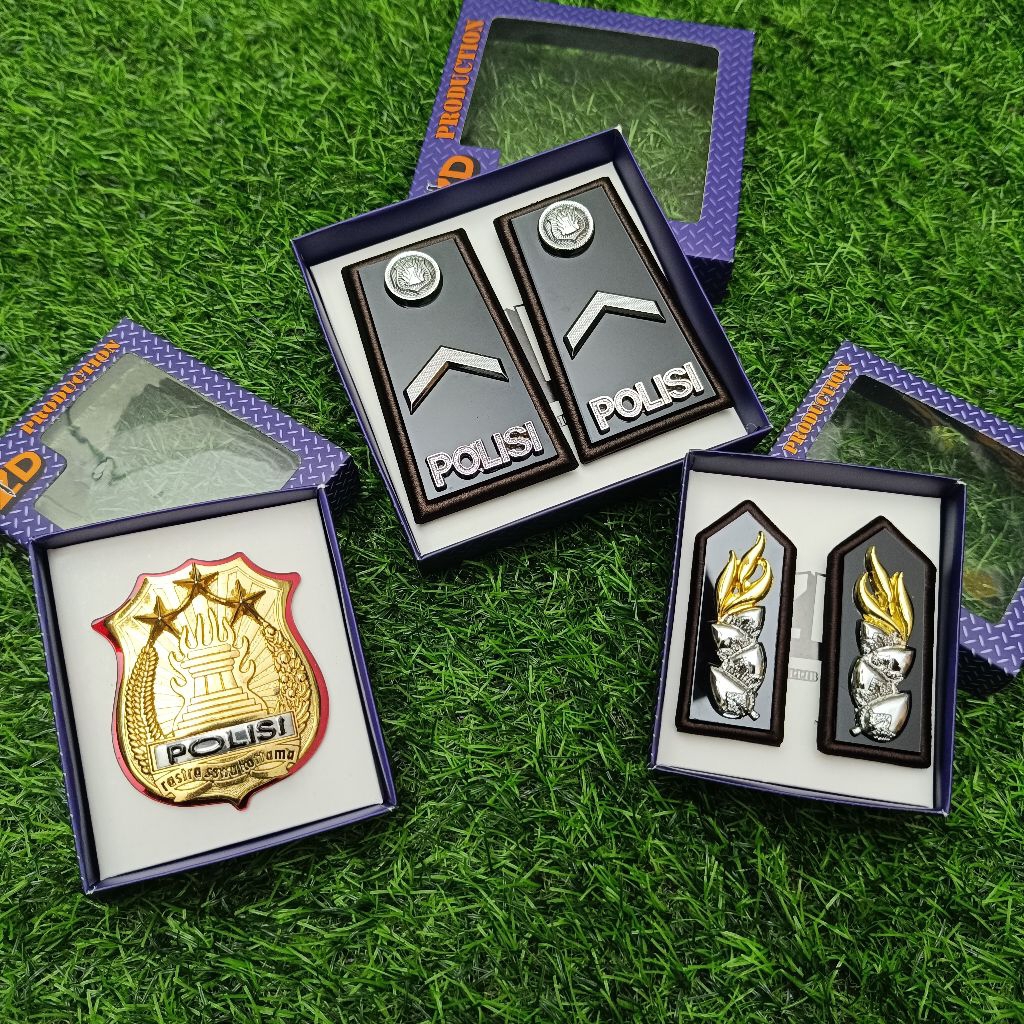 Pangkat PDH BRIPDA POLRI 1 SET PREMIUM / Pangkat PDH BRIPDA POLRI / Pangkat PDH BRIPDA