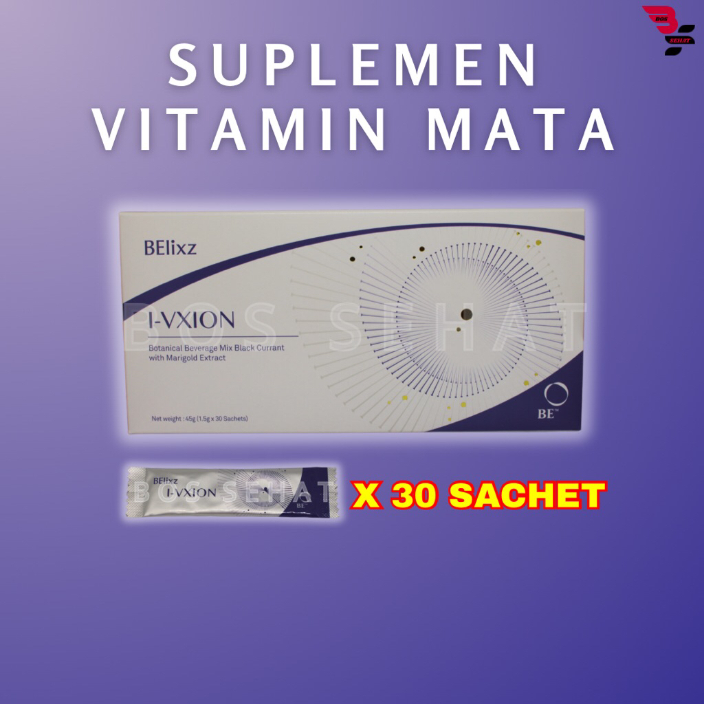 Ivxion I-vxion suplemen vitamin mata 30 sachet Belixz