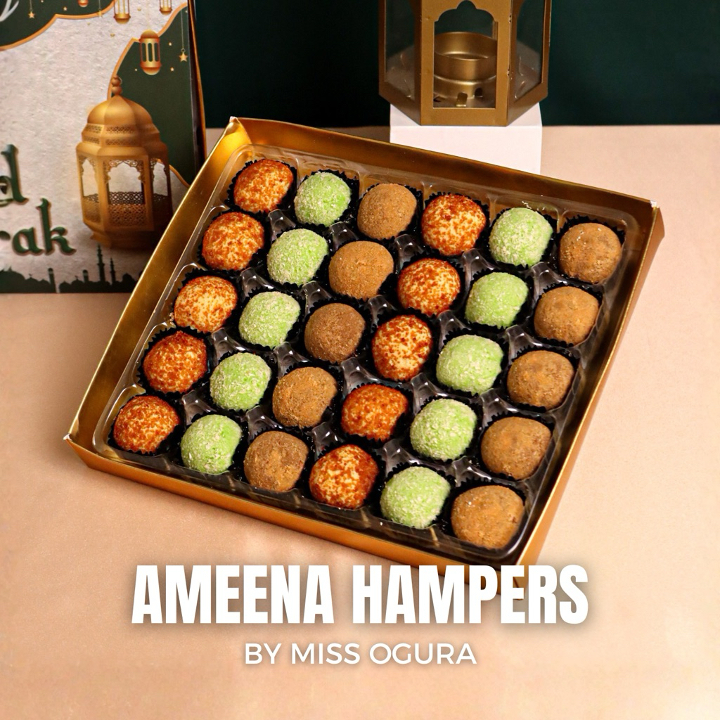 (Ready Stock) Ameena Hampers Lebaran Idul Fitri Nastar 3 Rasa by Miss Ogura