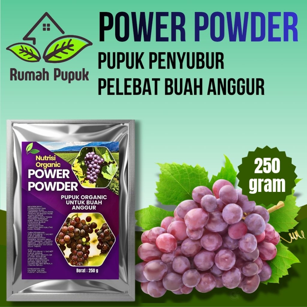 PUPUK NUTRISI ORGANIK PERANGSANG BUAH ANGGUR