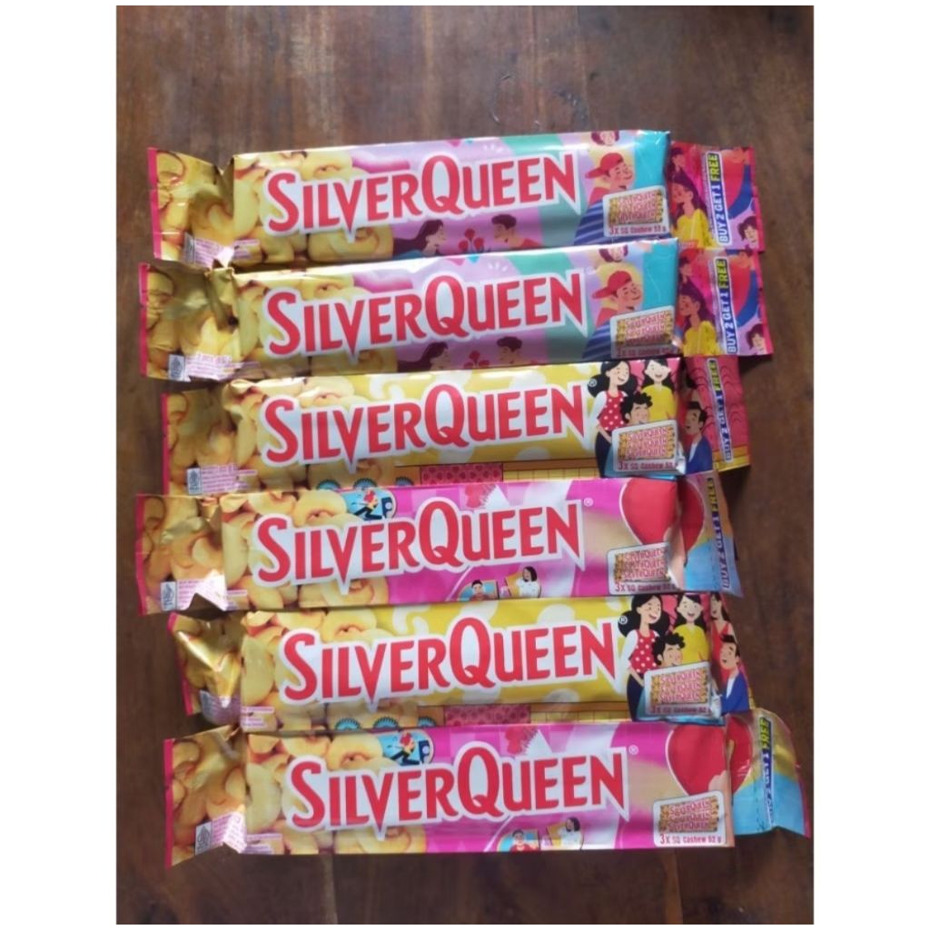 Silverqueen Buy 2 Get 1 ukuran jumbo 52gram