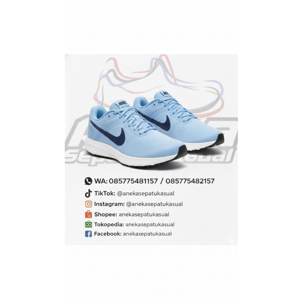 Sepatu running Nike zoom biru
