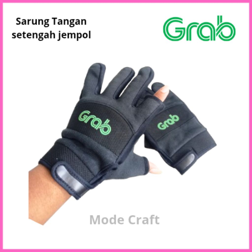 Sarung Tangan Setengah Jempol/Telunjuk GRB Motor