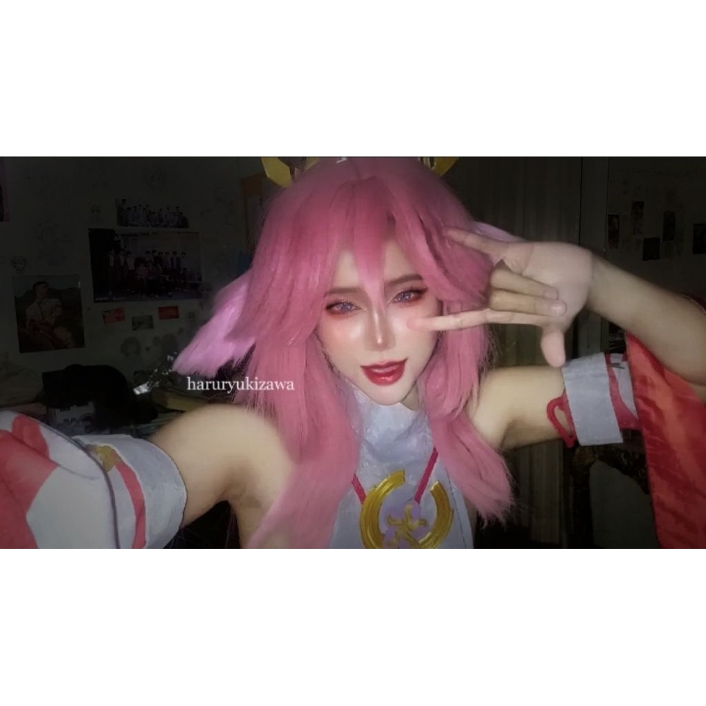 costume cosplay yae miko genshin impact