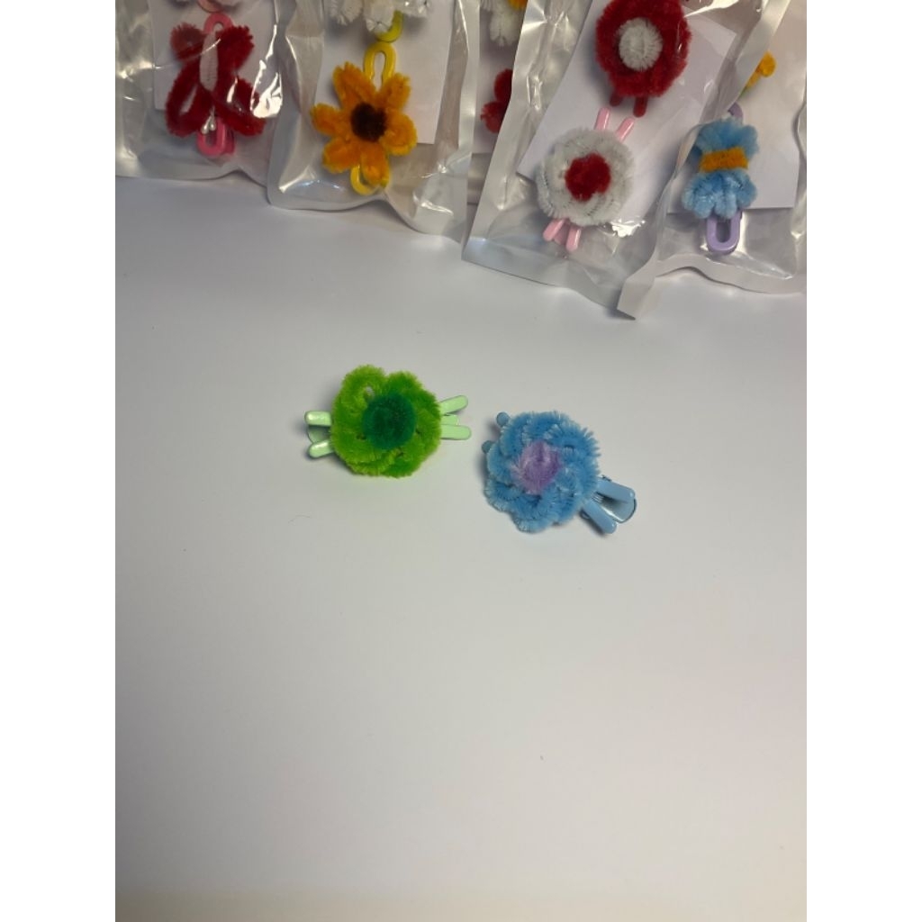 Jepitan Rambut Buaya| Pipe cleaner| Anak| Mini