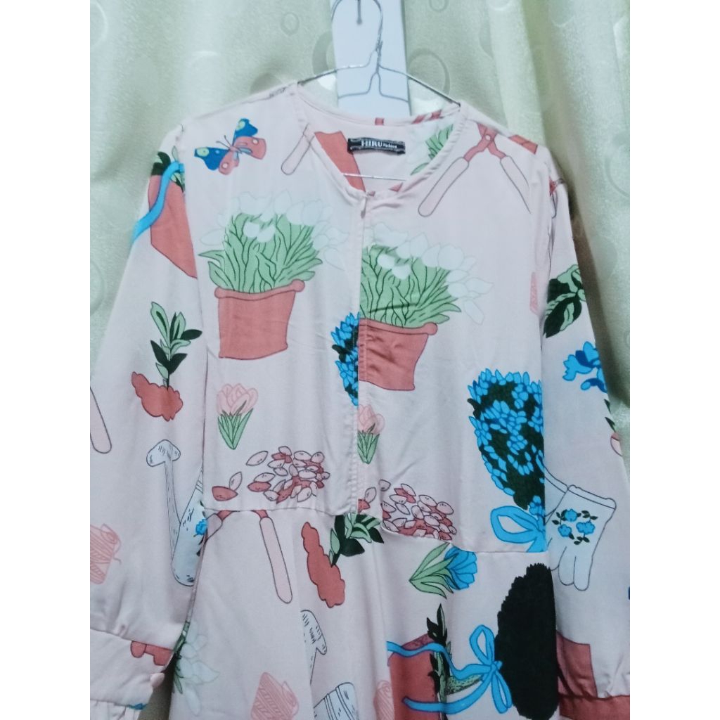 Preloved gamis butik motif cantik