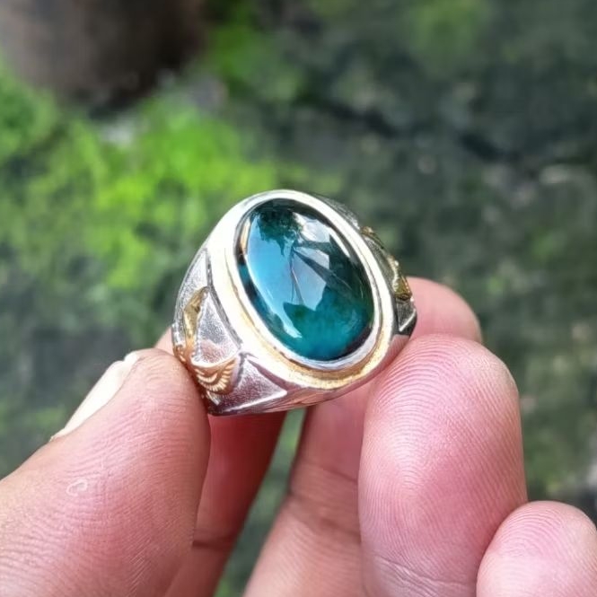 Batu akik BACAN DOKO natural BACAN DOKO coklat natural size 9