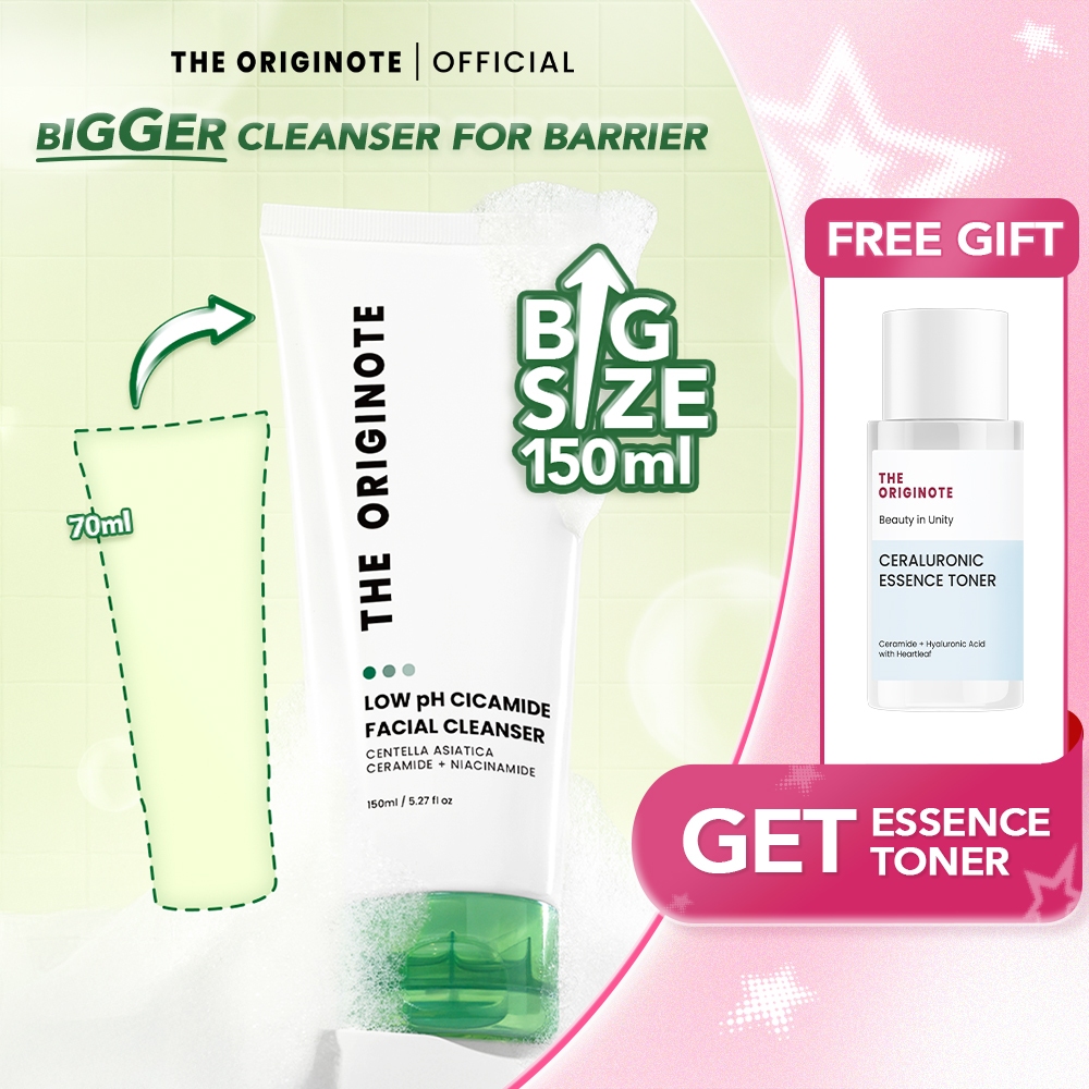 The Originote - Gentle Facial Wash Low pH Cleanser 150ml | Facial Wash Gentle | Gentle Cleanser | Cl
