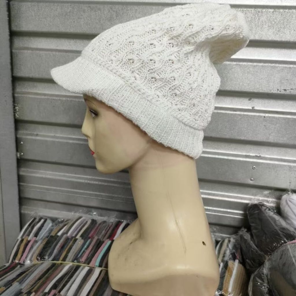 Rajut topi Nenek -Nenek,Kupluk ibu-ibu, Ciput  rajut kupluk nenek