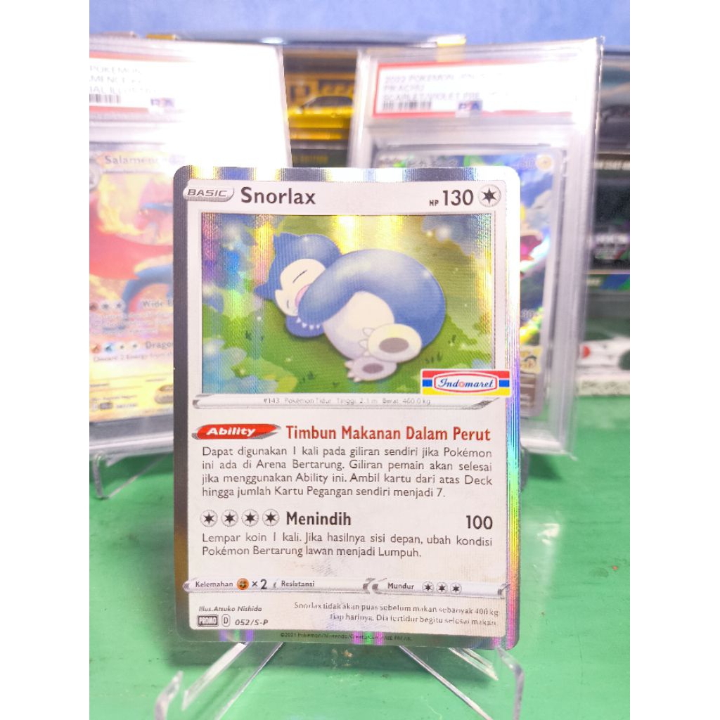 Pokemon Snorlax Promo - Promo Indomaret - 052 S/P - Indonesia