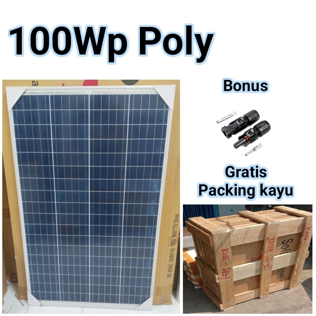 Solar Panel GH 100Wp Poly Solar Cell Panel Surya