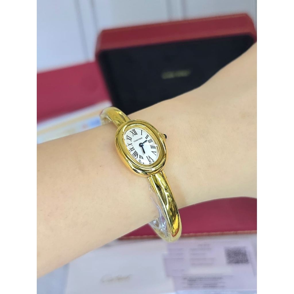 Cartier Oval Élégance Gold Watch