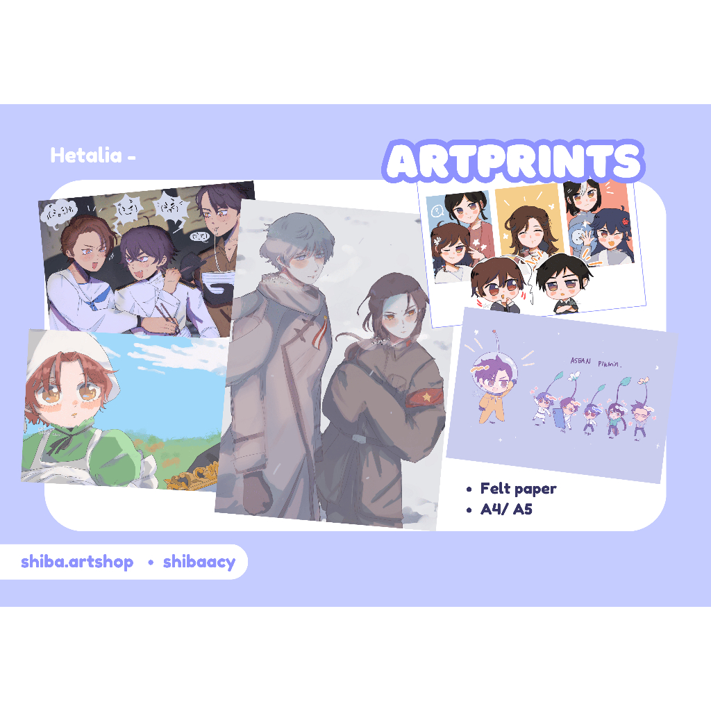 Hetalia || Artprints by shibaacy