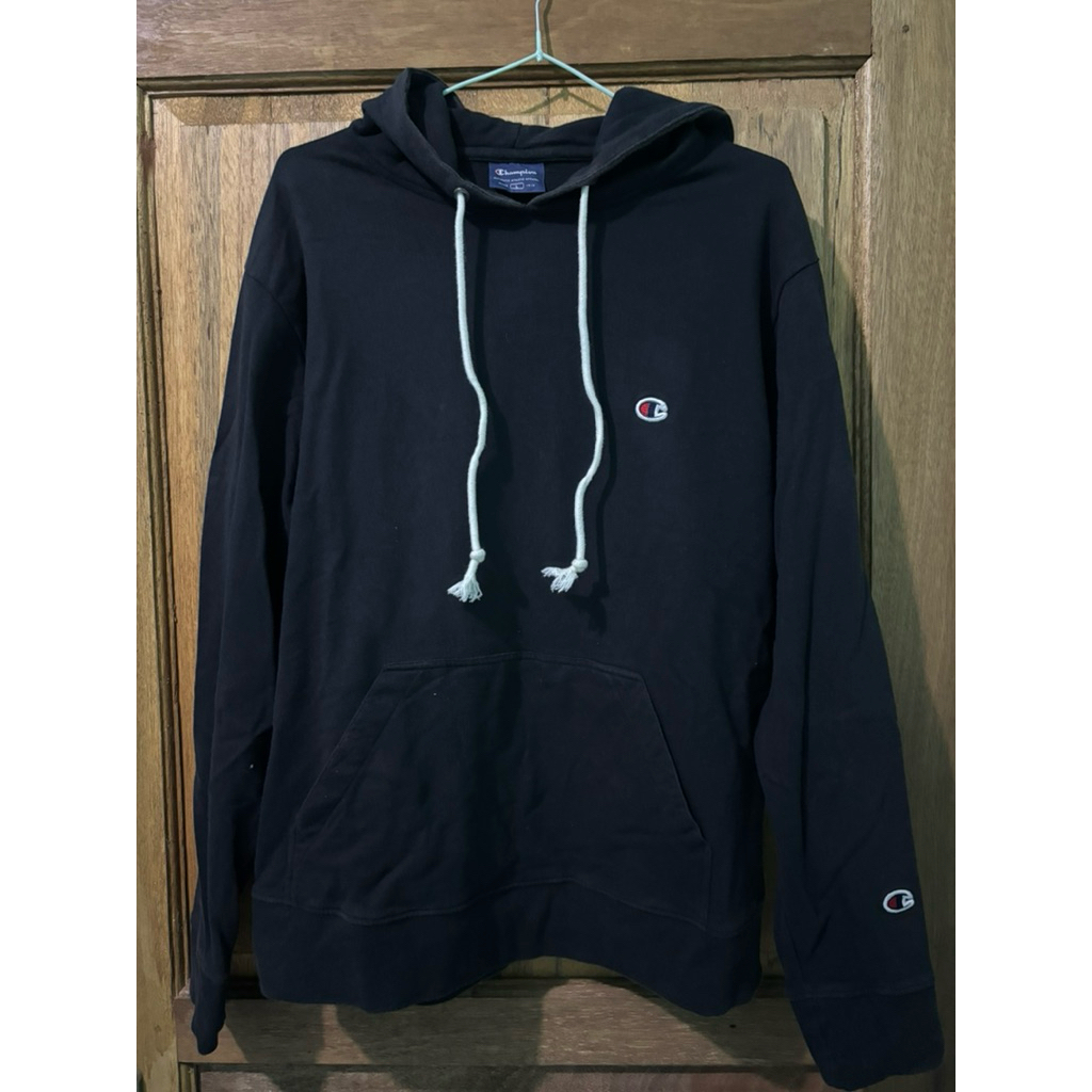 Hoodie Champion hitam