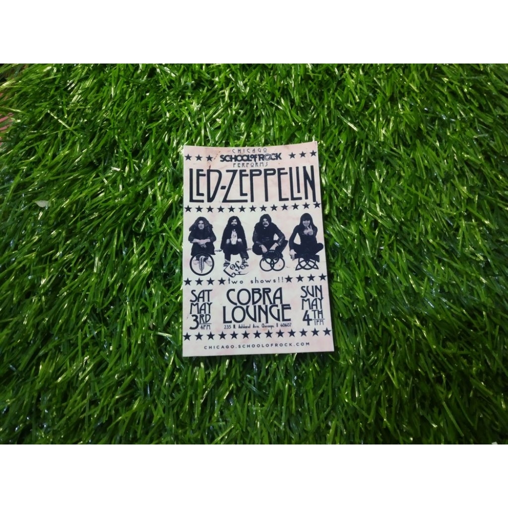 stiker vinyl LED zeppelin