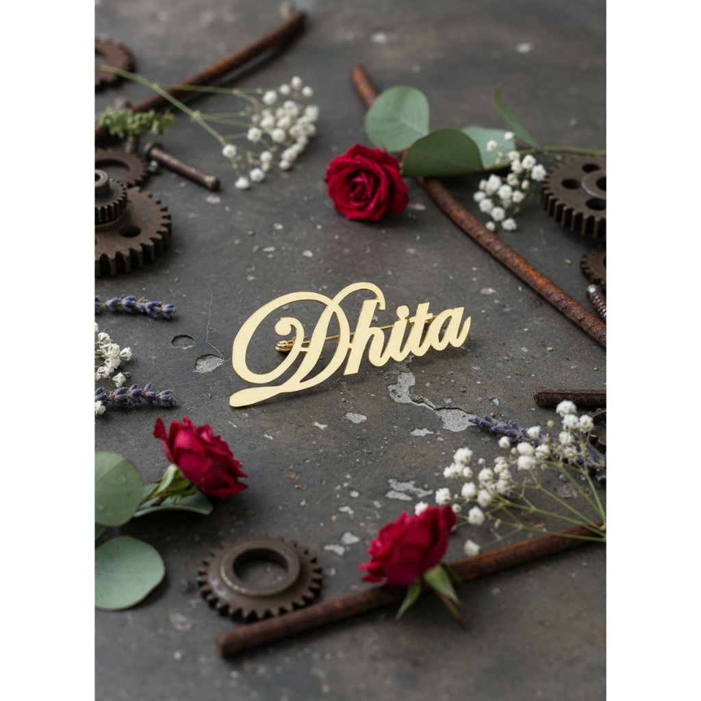 Bros Nama Pin Nama Bros Hijab Bros Custom Pin Hijab
