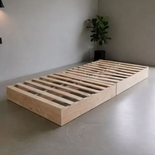 Dipan Kasur Minimalis Alas Tempat Tidur Kayu Lesehan Dipan Palet Tertutup