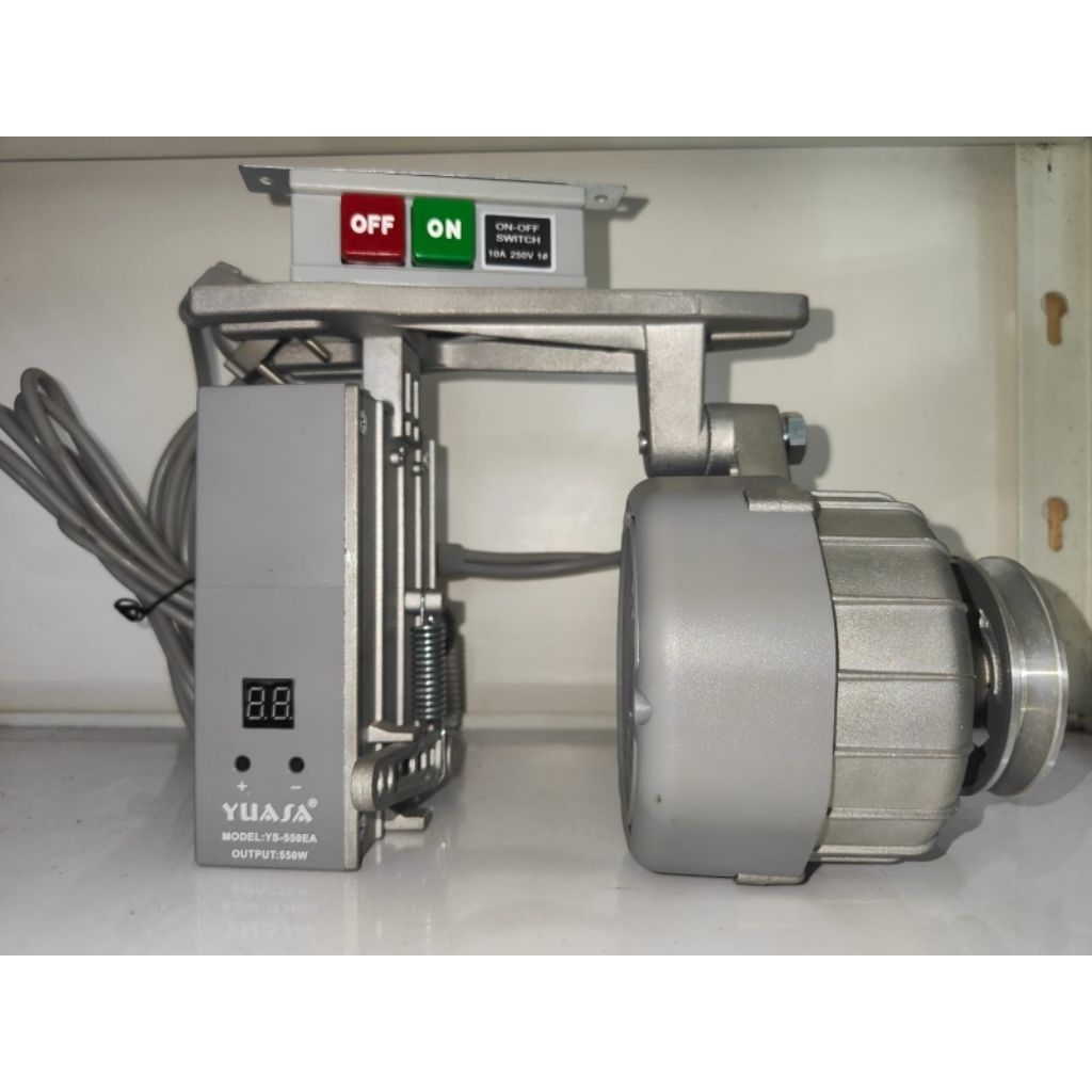 DINAMO SERVO MESIN JAHIT, OBRAS DLL MERK YUASA
