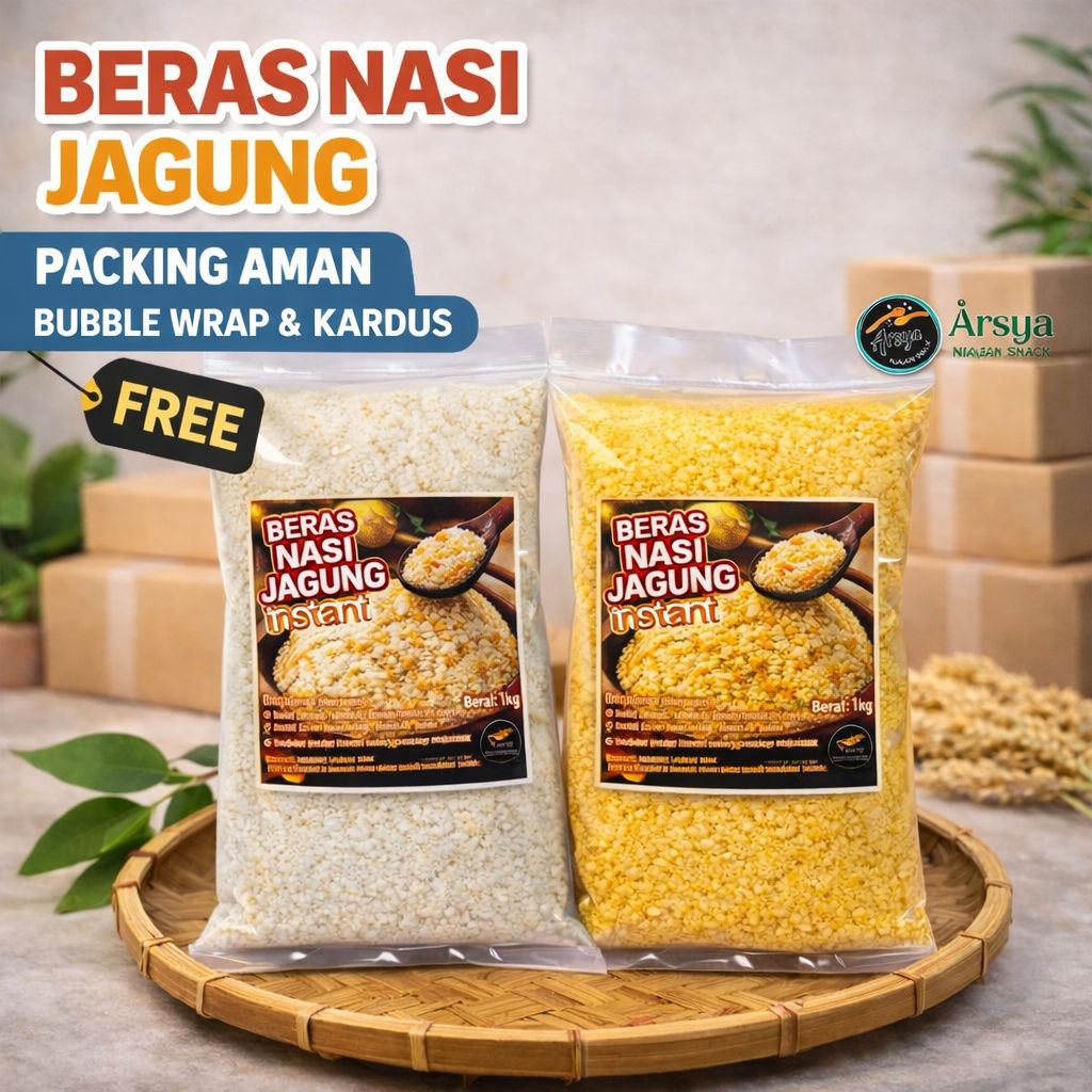 Beras Nasi Jagung Sego Jagung instan/1kg