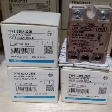 Omron G3NA-220B-UTU  Solid State Relay SSR 5-24VDC 20A Amp 24-240VAC