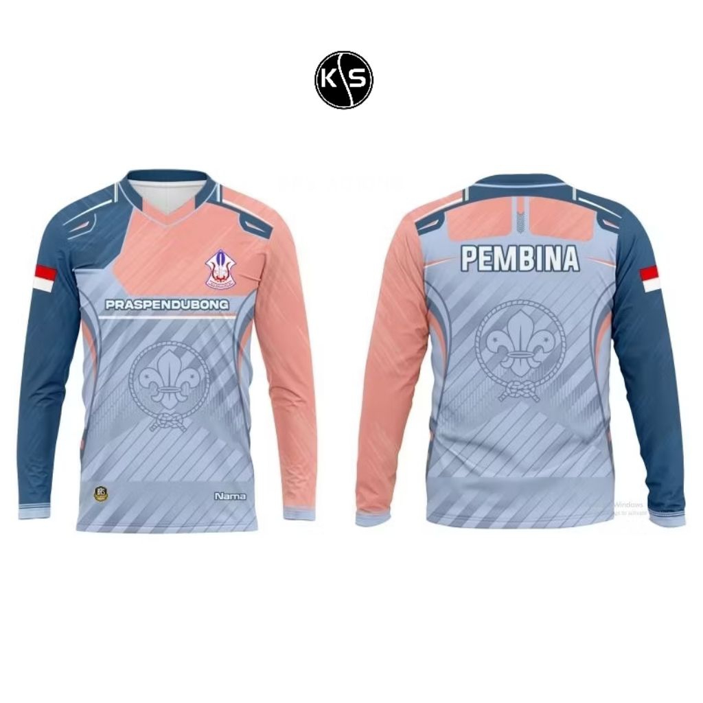 KAOS JERSEY PRAMUKA OUTDOOR TERBARU FREE CUSTOM DESAIN