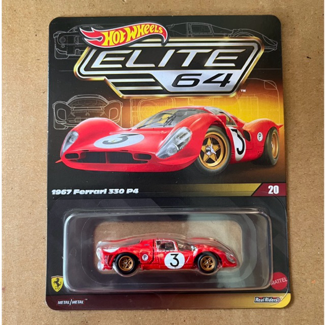 Hot Wheels Elite 64 1967 Ferrari 330 P4
