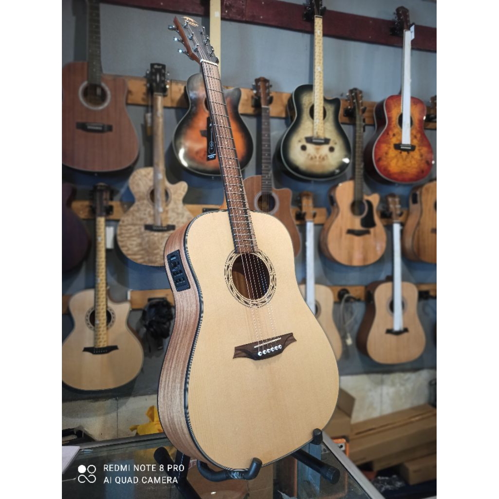 Gitar Akustik BROMO BAA1 / BROMO BAA-1 Preamp Fishman Presys Blend ORIGINAL