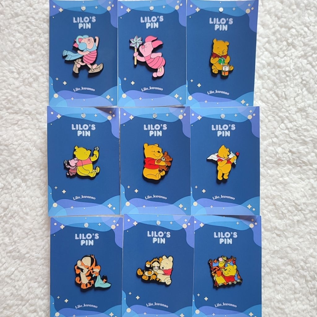 Enamel Pin Karakter Winnie the Pooh