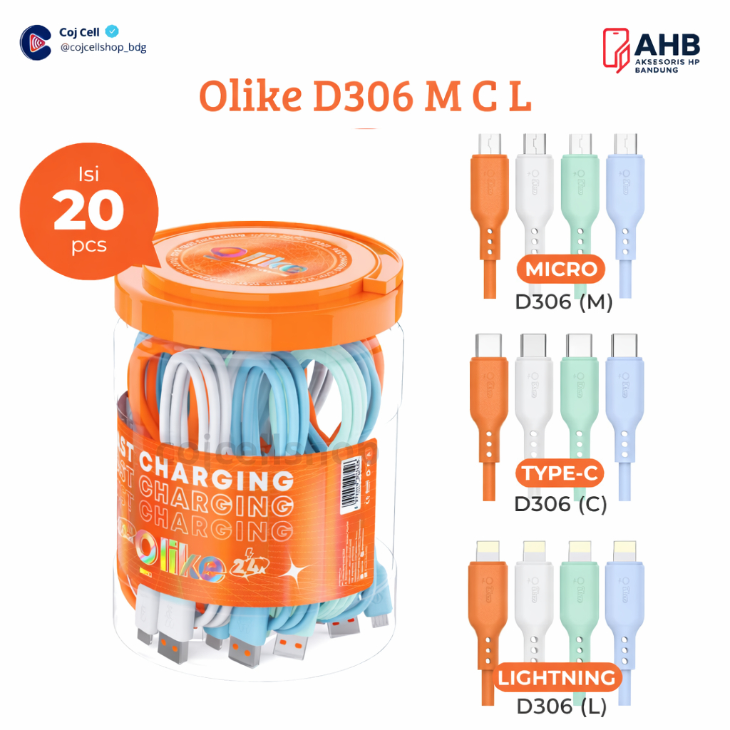 Olike D306 (D306C / D306M / D306L ) - Olike D309BC - Olike D309BM - Olike D307CL - Kabel Data Cable 